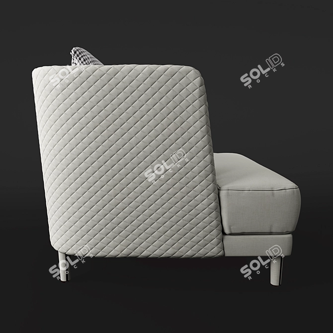 Elevate Your Space with Bentley Stamford Chair 3D model image 2