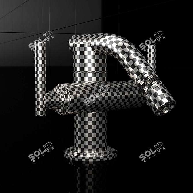 Elegant Grohe Atrio Bidet Mixer 3D model image 2