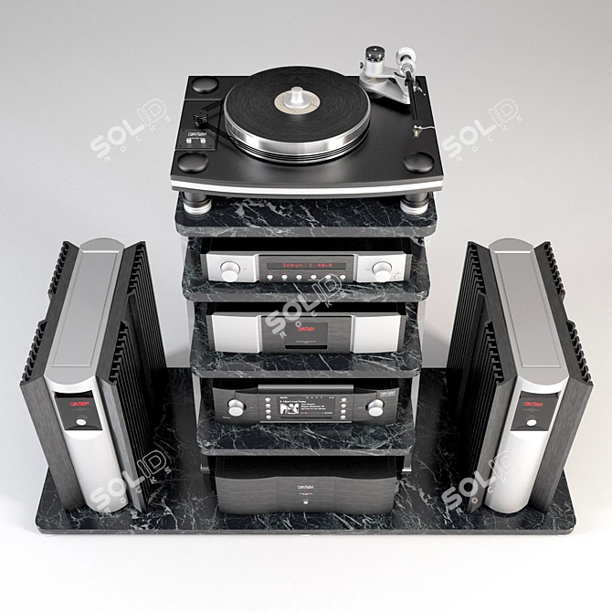 Ultimate Hi-Fi System: Mark-Levinson & Revel 3D model image 2