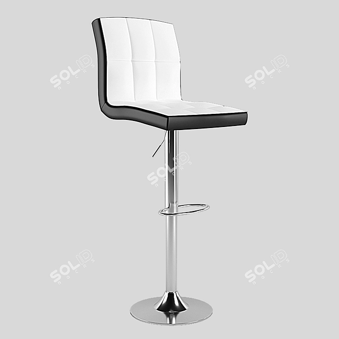 SIVAN Lot de 2: Bar Chairs Set 3D model image 2