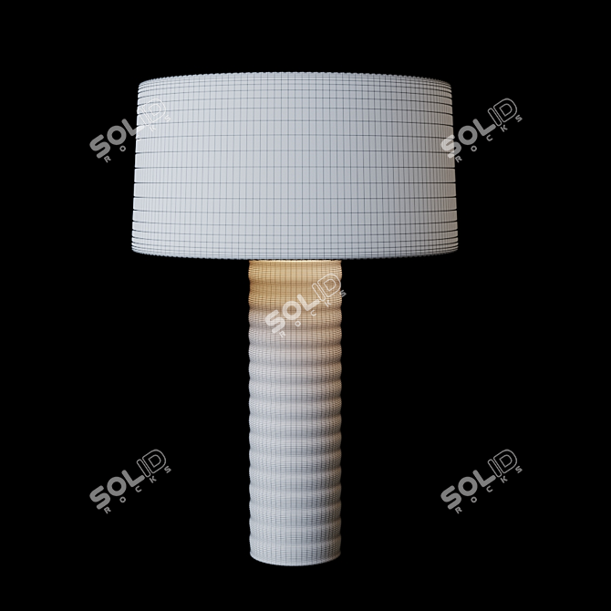 Nico Glass Lamp: Sleek and Elegant Lighting 3D model image 2