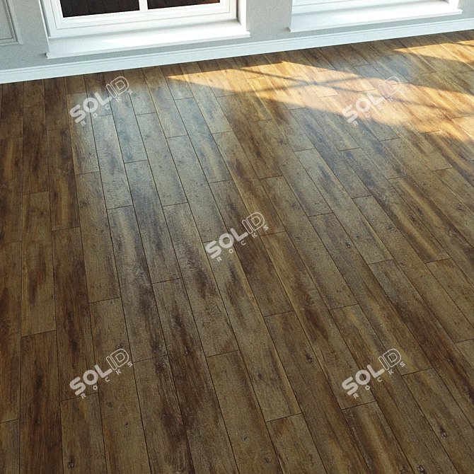 Nordic Shore Oak Laminate 3D model image 2