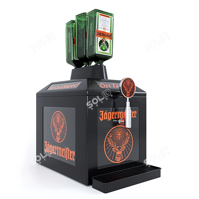 Ultimate Bar Essential: Jagermeister Tap Machine 3D model image 1