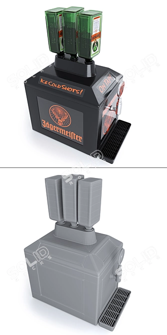 Ultimate Bar Essential: Jagermeister Tap Machine 3D model image 3