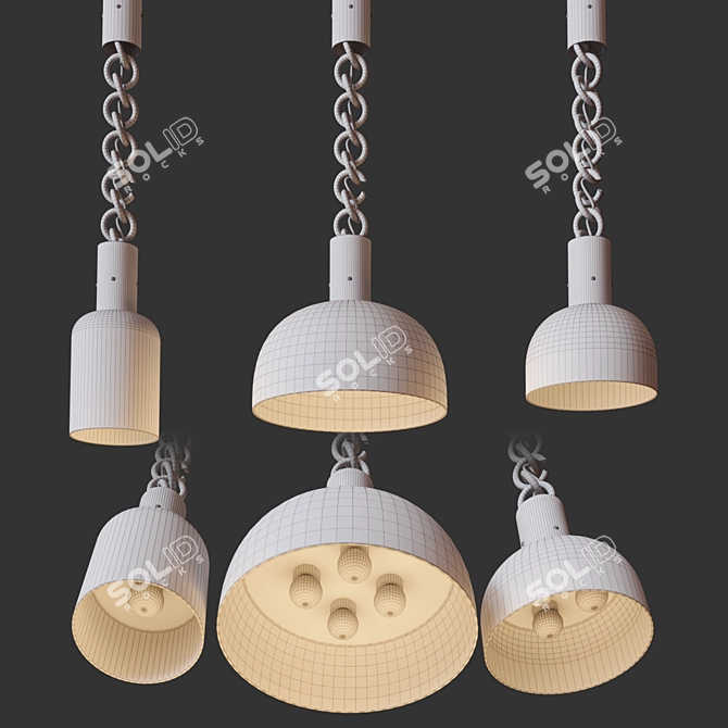 Hаndmаde Pоrcelаin Links: Mono, Tri, Quad 3D model image 2