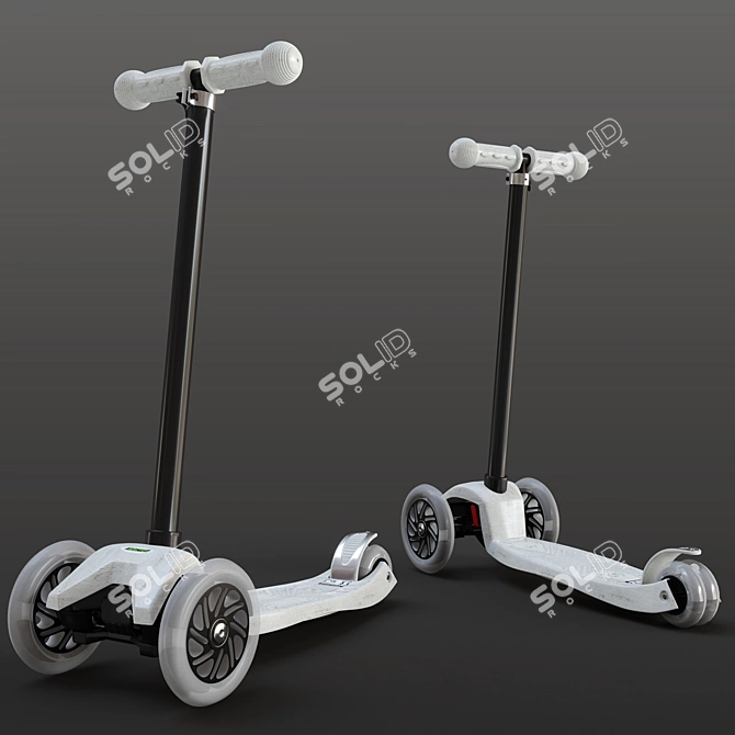 Kids' Reaction Scooter 3D model image 1