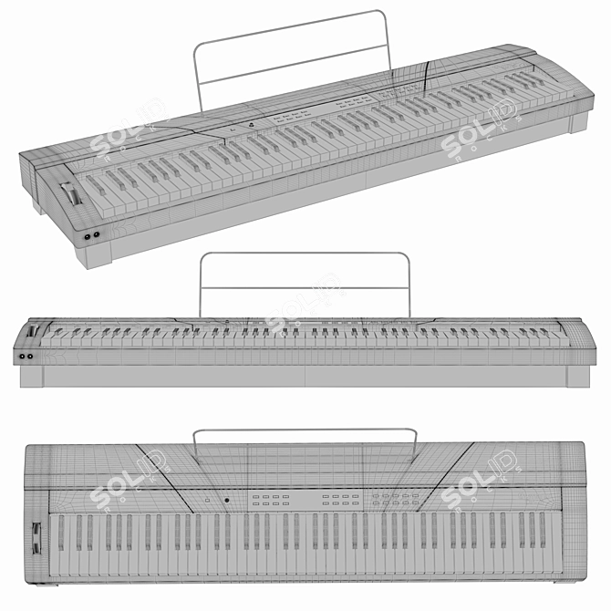 Thomann DP-26 Digital Piano: Modern and Versatile 3D model image 2