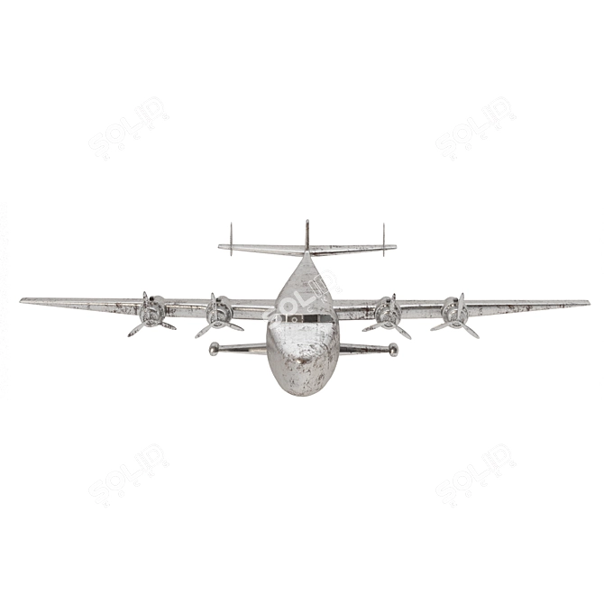 Boeing 314 Clipper Model: Timeless Aviation Elegance 3D model image 3