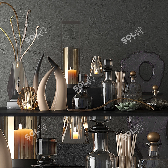 ARTERIORS Home Accents: Exquisite Decor Set 3D model image 1