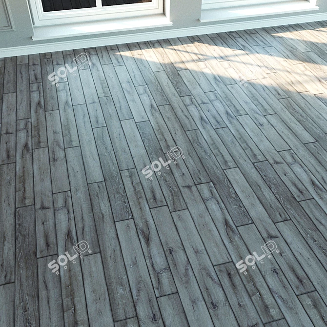 Authentic Oak Sunrise Laminate 3D model image 2