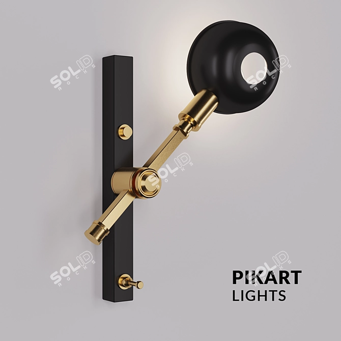 Pikartlights Wall Sconce 3D model image 1