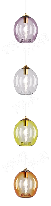 Colorglass Suspension Light - Art. 2059 3D model image 3