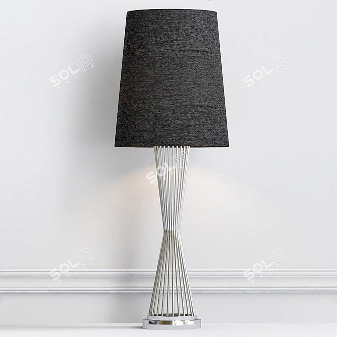 Elegant Holmes Table Lamp 3D model image 1