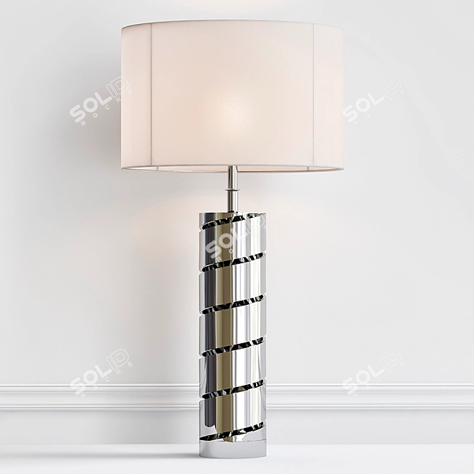 Spiral Eichholtz Table Lamp 3D model image 1