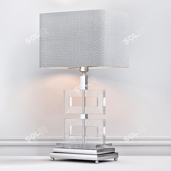 Elegant Umbria Table Lamp 3D model image 1