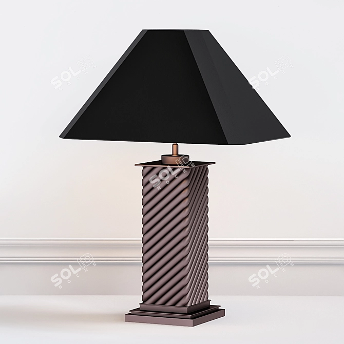 Elegant Lungarno Table Lamp 3D model image 1
