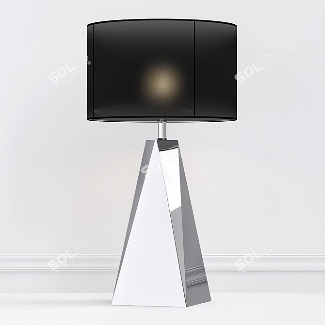 Elegant Shard Table Lamp 3D model image 1