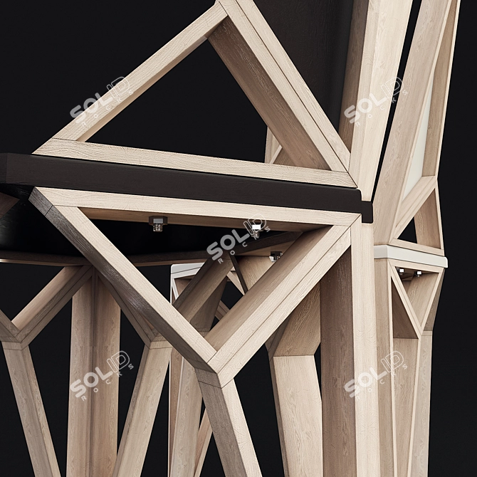 Sleek Alterego Chair: Designer's Vision 3D model image 2