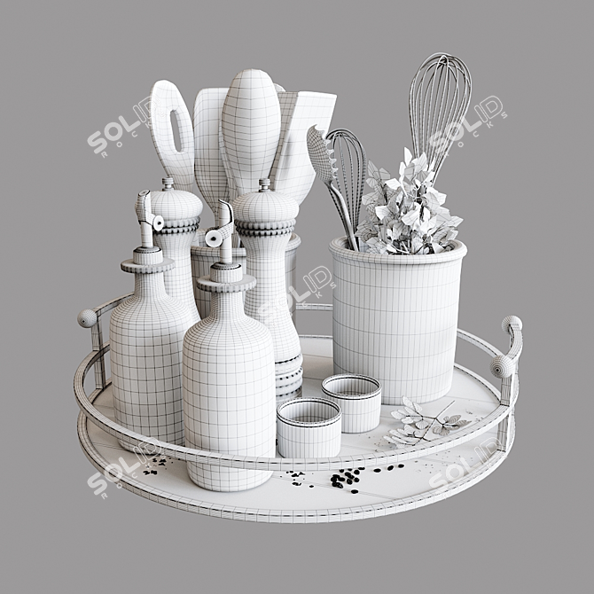 Kitchen Essentials: Versatile and Stylish 3D model image 3