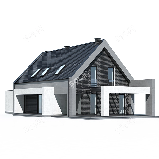 Modern Private Residence V262 3D model image 1