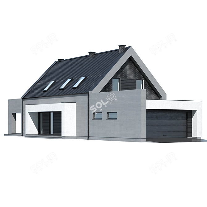 Modern Private Residence V262 3D model image 3