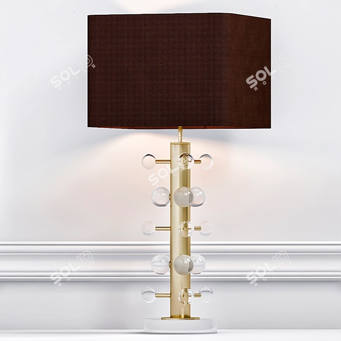 Elegant Lucillo Table Lamp 3D model image 1