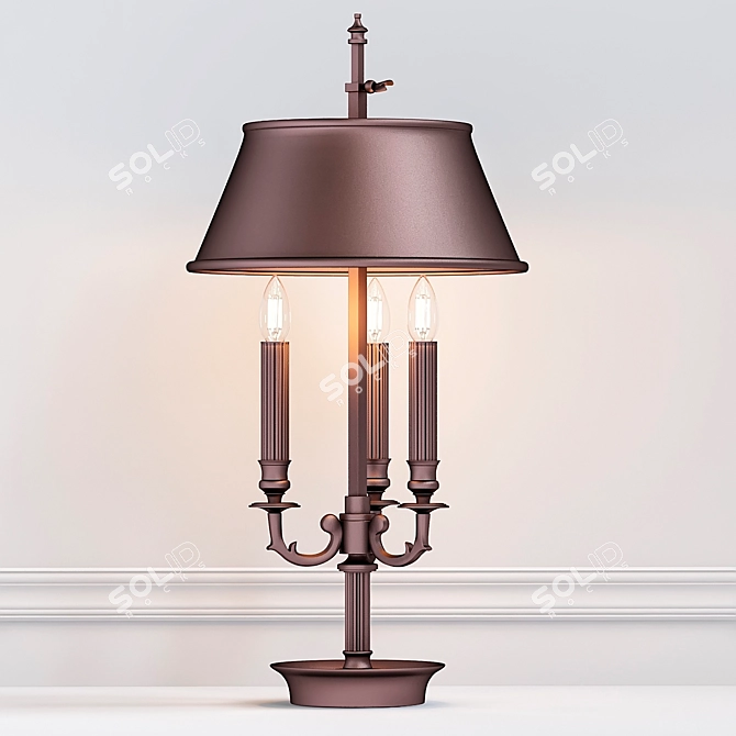 Deauville Eichholtz Table Lamp 3D model image 1