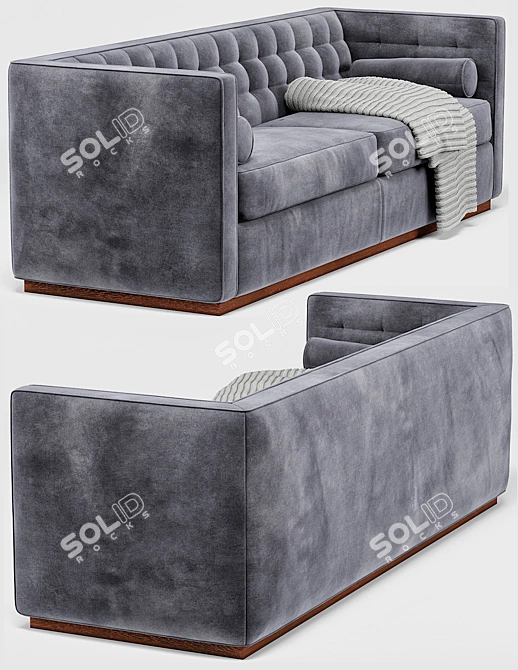 Title: West Elm Rochester Sofa 3D model image 2