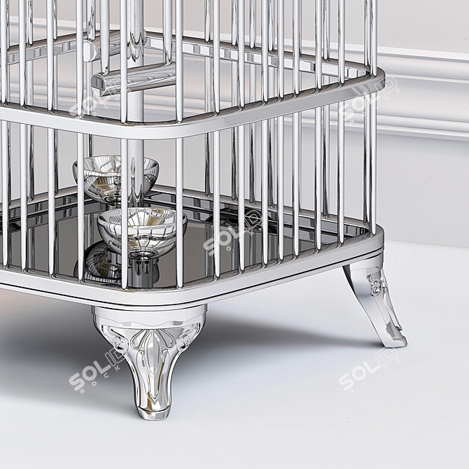 Elegant Deauville Table Lamp 3D model image 2