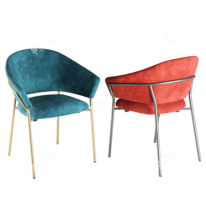 Elegance in Motion: Jazz Armchair 3D model image 1