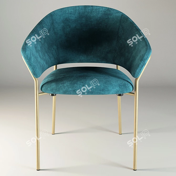 Elegance in Motion: Jazz Armchair 3D model image 3