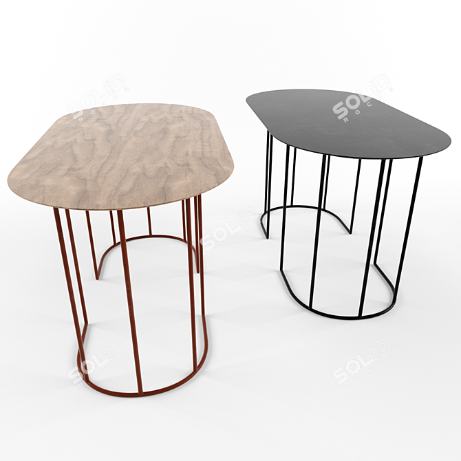 Elegant Gaia Coffee Table 3D model image 2