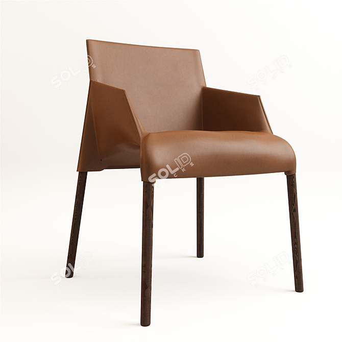 Sleek Seattle Chair: Perfect for Architectural Visualisation 3D model image 1