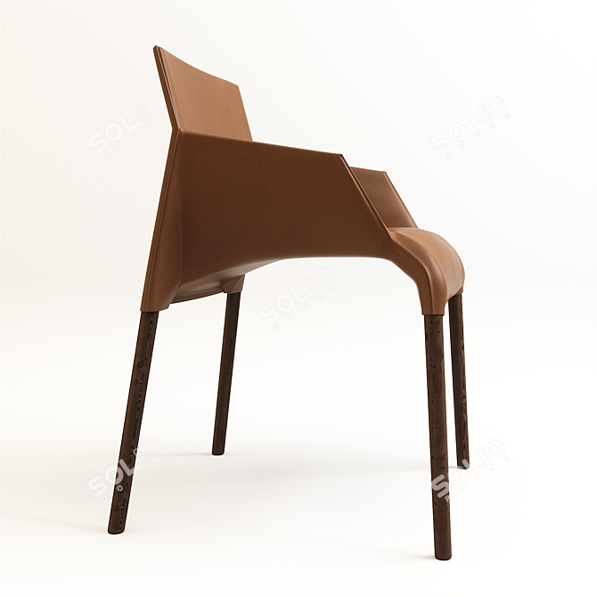 Sleek Seattle Chair: Perfect for Architectural Visualisation 3D model image 2