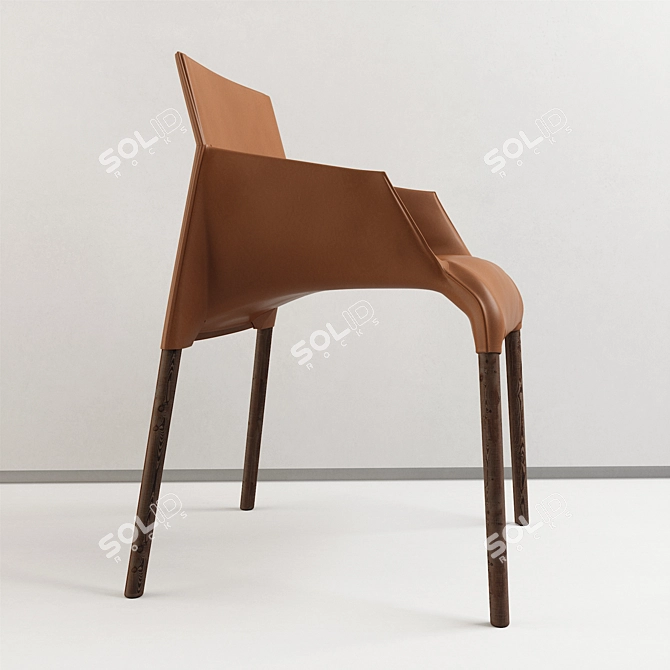 Sleek Seattle Chair: Perfect for Architectural Visualisation 3D model image 6