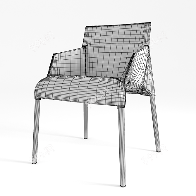 Sleek Seattle Chair: Perfect for Architectural Visualisation 3D model image 7