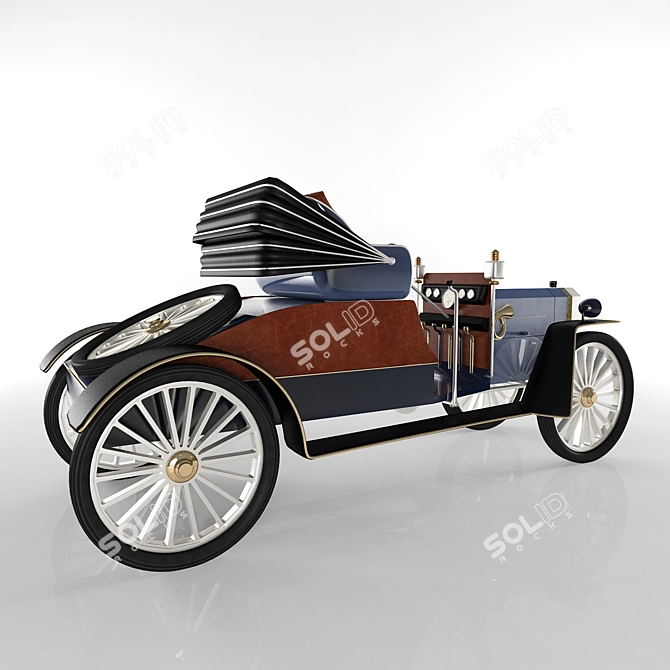 Vintage Automobile 3D model image 3