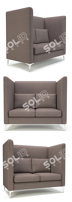 Modern 3DMax Sofa: ALTO 3D model image 2