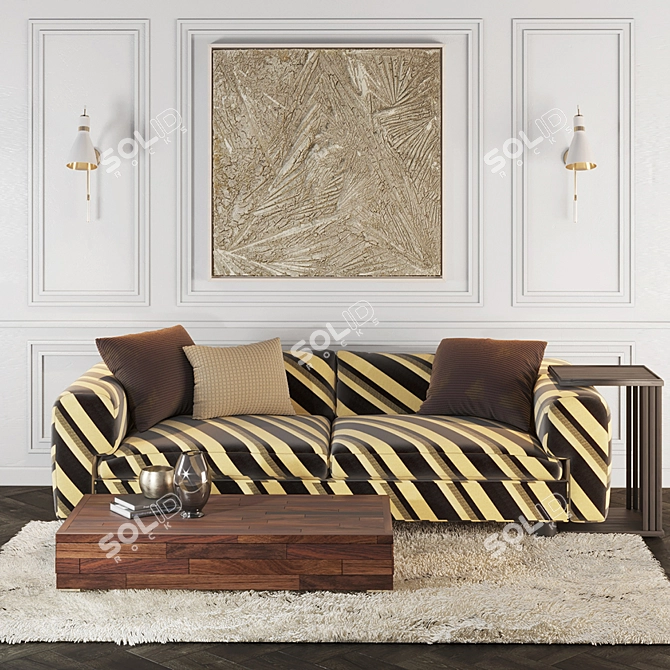 Kellywearstler Living Room Set 3D model image 1