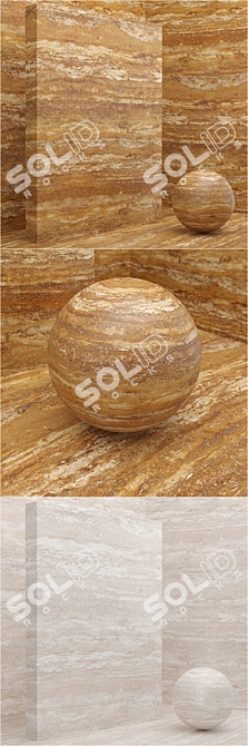 Seamless Stone Coating Pack 3D model image 2