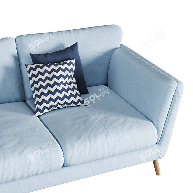 Elegant Comfort: Sits Nova 3D model image 2