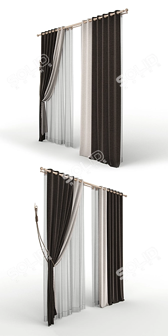  Sleek Blind with Modern Design 3D model image 2