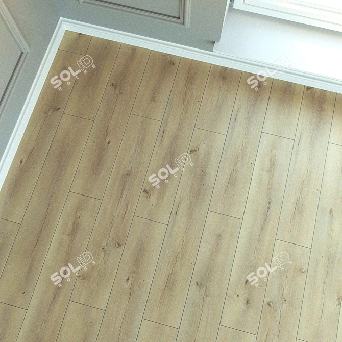 Atlanta Oak Laminate Flooring 3D model image 3