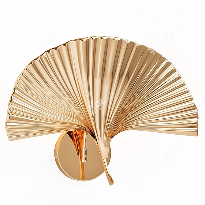 Las Palmas Wall Lamp: Elegant and Stylish 3D model image 1