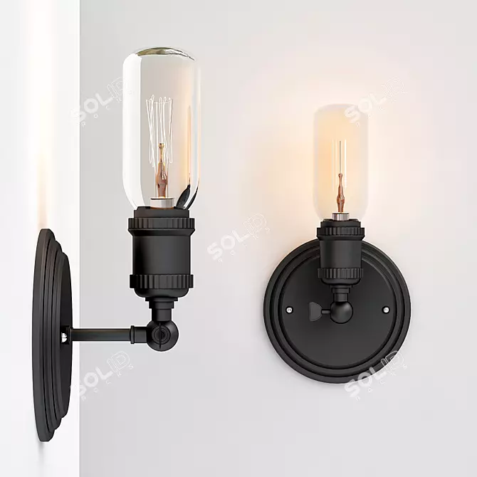 Gates Eichholtz Wall Lamp: Elegant Illumination at Home 3D model image 1