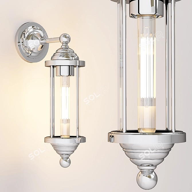 Elegant Wall Lamp Clayton Eichholtz 3D model image 1