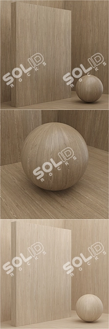 Seamless Wood Veneer Set - 21 3D model image 2