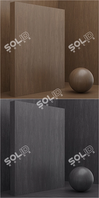 Seamless Wood Veneer Set - 21 3D model image 3