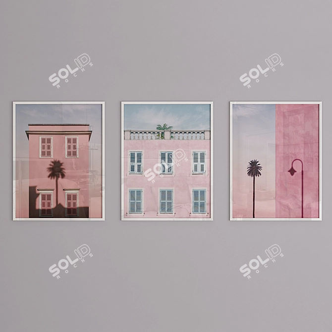 France in Frames: Captivating Set 3D model image 2