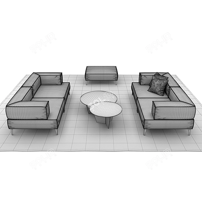 Modi Hey - Versatile Sofa Collection 3D model image 2